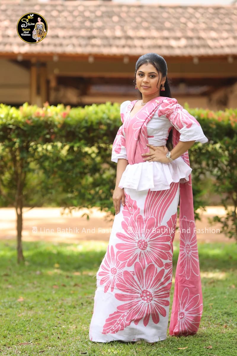 bathik saree handmade batik saree, Sri Lanka